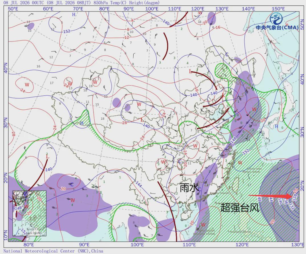 暴雨大暴雨，台风巴威重回17级以上：登陆点调整，海神要生成了？