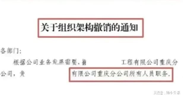央企也扛不住了?一张红头文件疯传:全员免职、零赔偿套路曝光