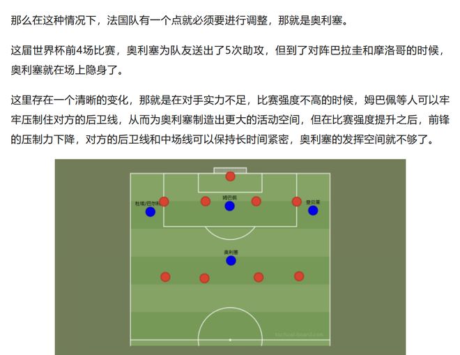 把球迷们忽悠瘸了不要紧,结果奥利塞把德尚也给忽悠瘸了