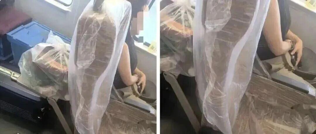 坐高铁遇到一位特别爱干净的阿姨,旁边人本来没在意,看到她这一举动,大家都没忍住多了看两眼