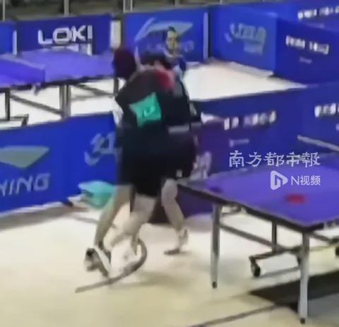 乒乓球小将赛后打人,被省内禁赛1年