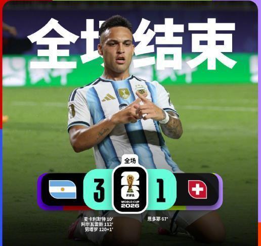 史诗级韧性!阿根廷3