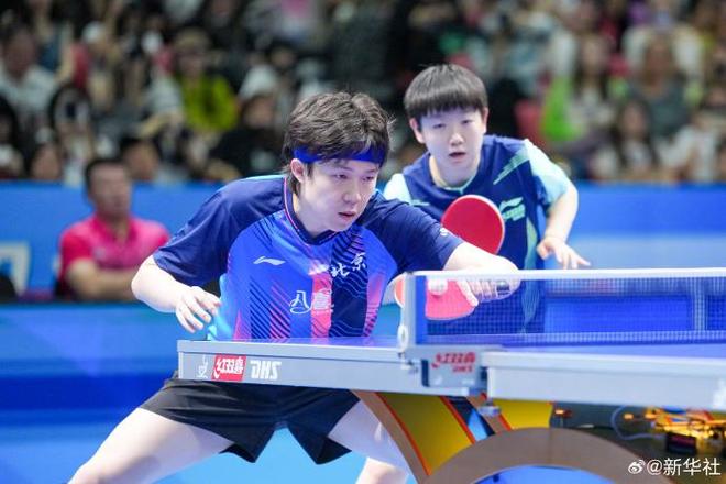 乒乓球全锦赛：王楚钦/孙颖莎晋级混双8强